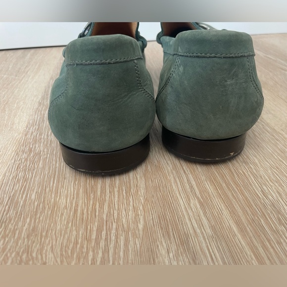 Peter Millar Men’s Suede Bit Loafers Green 11.5 Preppy Classic Business Dress - Picture 9 of 14